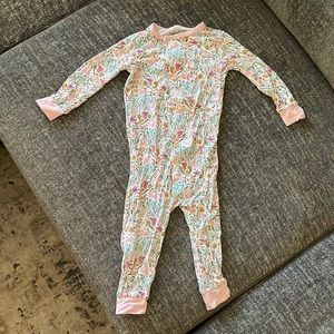 Magnetic Me Floral/Bunny footless sleeper
